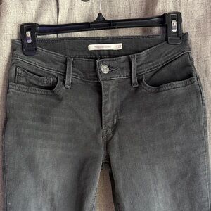 Levi's 710 Skinny Women's Dark Gray Jeans SZ 27
